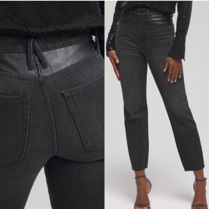 NEW GOOD American Vintage Better Than Leather Jeans Black130 Size 15